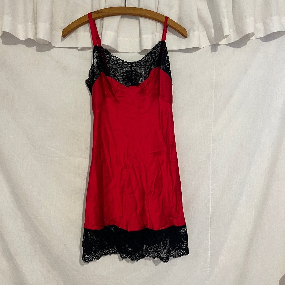 vintage silk Victorias secret slip dress
